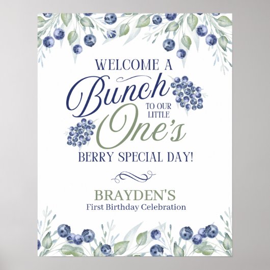 Ein Willkommenszeichen Poster (Vorne)