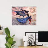 Ein Wind Gothic Fairy Vampire Poster (Heimbüro)