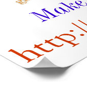 Ein Windhund adoptiert Poster (Ecke)