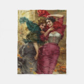 Ein windiger Tag von Gaetano Bellei Fleecedecke (Vorderseite)