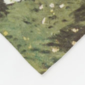 Ein Windrad in Zaandam Claude Monet Fleecedecke (Ecke)