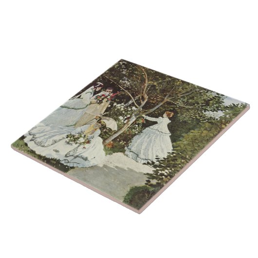 Ein Windrad in Zaandam Claude Monet Fliese (Seite)