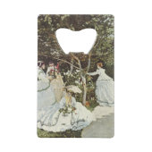 Ein Windrad in Zaandam Claude Monet Geldbeutel Flaschenöffner (Rückseite)