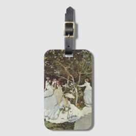 Ein Windrad in Zaandam Claude Monet Gepäckanhänger