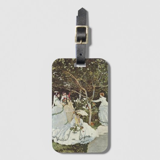 Ein Windrad in Zaandam Claude Monet Gepäckanhänger (Vorderseite Vertikal)