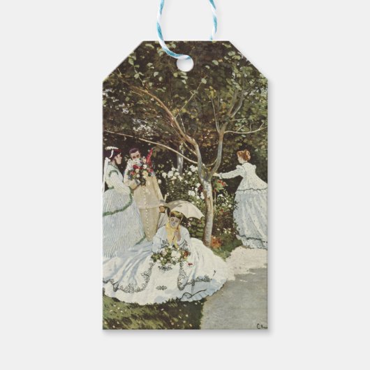 Ein Windrad in Zaandam Claude Monet Geschenkanhänger (Vorderseite)