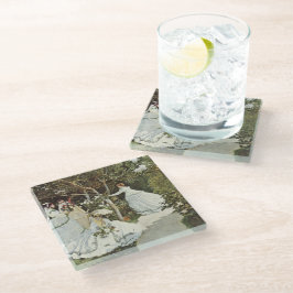 Ein Windrad in Zaandam Claude Monet Glasuntersetzer