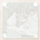 Ein Windrad in Zaandam Claude Monet Glasuntersetzer (Rückseite)