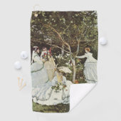 Ein Windrad in Zaandam Claude Monet Golfhandtuch (Insitu)