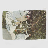 Ein Windrad in Zaandam Claude Monet Golfhandtuch (Horizontal)