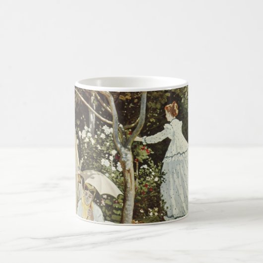 Ein Windrad in Zaandam Claude Monet Kaffeetasse (Mittel)