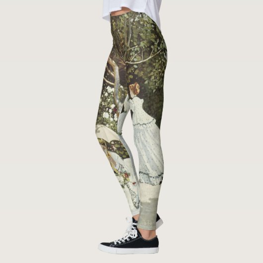 Ein Windrad in Zaandam Claude Monet Leggings (Links)