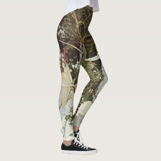 Ein Windrad in Zaandam Claude Monet Leggings (Rechts)