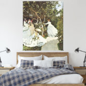 Ein Windrad in Zaandam Claude Monet Leinwanddruck (Insitu (Schlafzimmer))