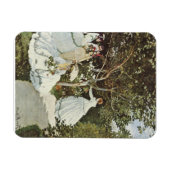 Ein Windrad in Zaandam Claude Monet Magnet (Horizontal)