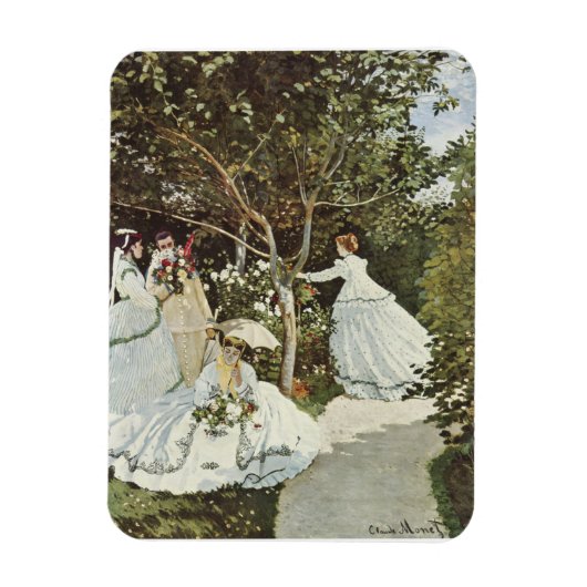 Ein Windrad in Zaandam Claude Monet Magnet (Vertikal)