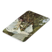 Ein Windrad in Zaandam Claude Monet Magnet (Linke Seite)