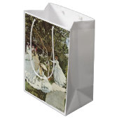 Ein Windrad in Zaandam Claude Monet Mittlere Geschenktüte (Rückseite Schrägansicht)