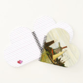 Ein Windrad in Zaandam Claude Monet Notizblock (Innenseite)