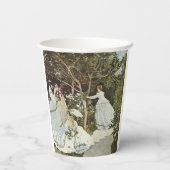 Ein Windrad in Zaandam Claude Monet Pappbecher (Rückseite)