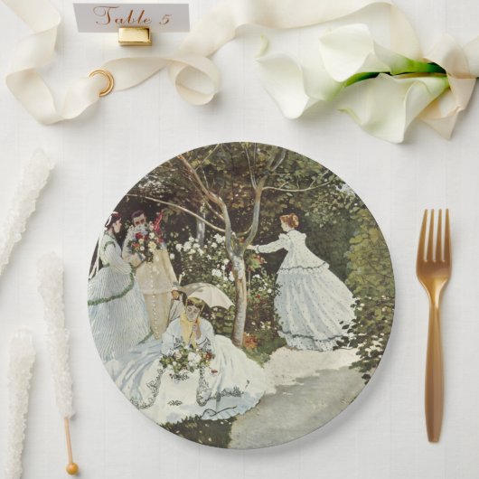 Ein Windrad in Zaandam Claude Monet Pappteller (Hochzeit)