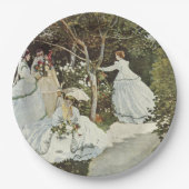 Ein Windrad in Zaandam Claude Monet Pappteller (Vorderseite)