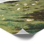 Ein Windrad in Zaandam Claude Monet Poster (Ecke)