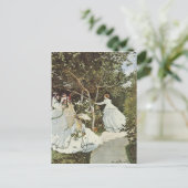 Ein Windrad in Zaandam Claude Monet Postkarte (Stehend Vorderseite)