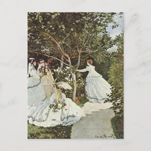 Ein Windrad in Zaandam Claude Monet Postkarte (Vorderseite)