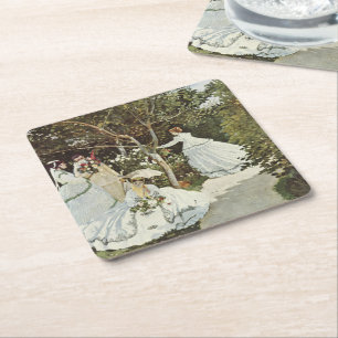 Ein Windrad in Zaandam Claude Monet Rechteckiger Pappuntersetzer