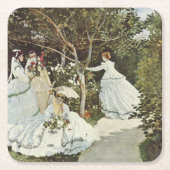 Ein Windrad in Zaandam Claude Monet Rechteckiger Pappuntersetzer (Vorderseite)