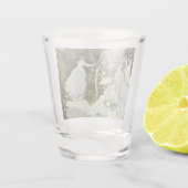 Ein Windrad in Zaandam Claude Monet Schnapsglas (Rückseite)