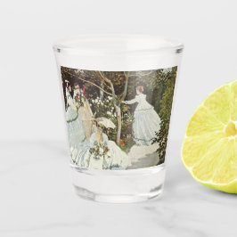 Ein Windrad in Zaandam Claude Monet Schnapsglas