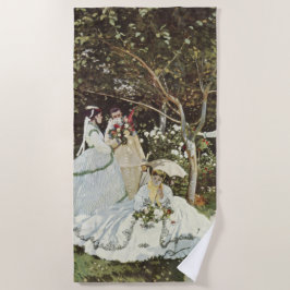 Ein Windrad in Zaandam Claude Monet Strandtuch