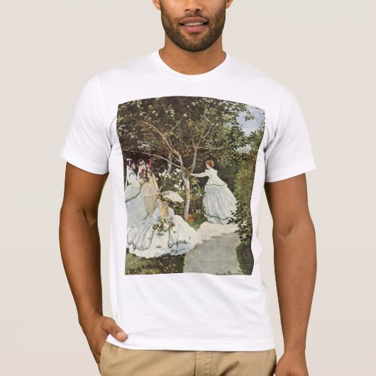Ein Windrad in Zaandam Claude Monet T-Shirt (Vorderseite)