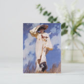 Ein Windstoß von John Singer Sargent Postkarte (Stehend Vorderseite)