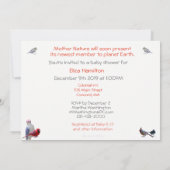 Ein Winter-Baby-Duschgeschlechtsneutral: Einladung (Rückseite)