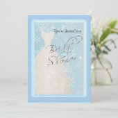 Ein Winter-Brautparty Einladung (Stehend Vorderseite)