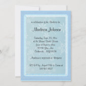 Ein Winter-Brautparty Einladung (Rückseite)