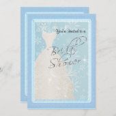 Ein Winter-Brautparty Einladung (Vorne/Hinten)