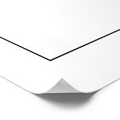 Ein Winter Buddha Poster (Ecke)