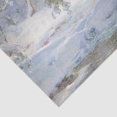 Ein Winter Idyll Seidenpapier (Ausschnitt)