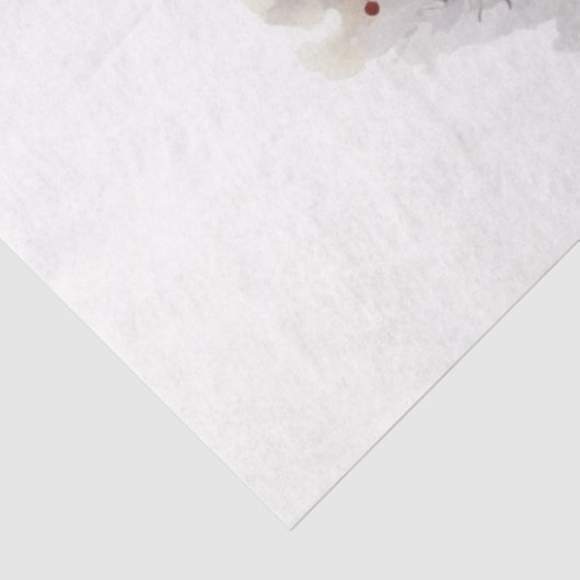 Ein Winter Kardinal Serie Design 3 Seidenpapier (Ausschnitt)