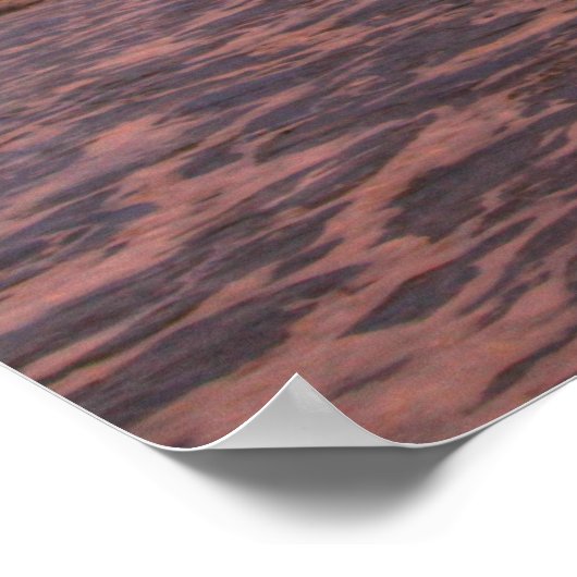 Ein Winter Sunset " Poster (Ecke)