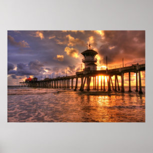 Ein Winter Sunset " Poster