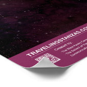 Ein Winter Sunset Poster (Ecke)