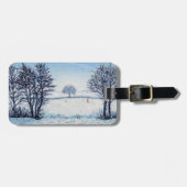 Ein Winter-Weg Gepäckanhänger (Vorderseite horizontal)