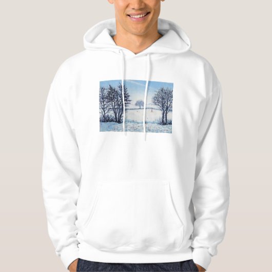 Ein Winter-Weg Hoodie (Vorderseite)