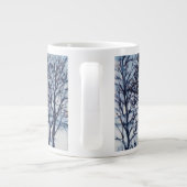 Ein Winter-Weg Jumbo-Tasse (Rückseite)