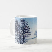 Ein Winter-Weg Kaffeetasse (Vorderseite Links)